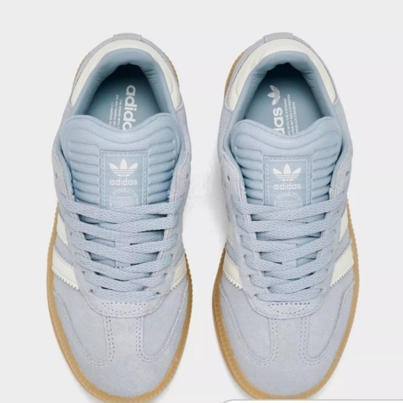 ADIDAS Samba XLG J Blue Gum Sneakers Sz 7Y NIB - Picture 4 of 15